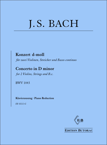 Cover - Bach, Konzert f�r 2 Violinen und Klavier